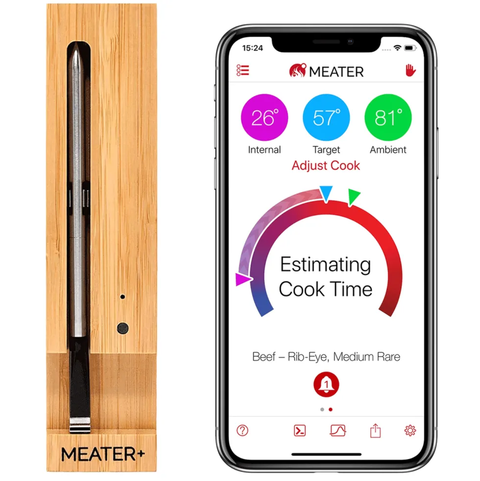 Meater + Trådløst grilltermometer og repeater for mobilen