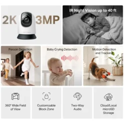 Mercusys MC210 – Pan/Tilt Home Security wifi overvåkingskamera