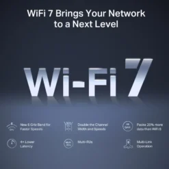 Mercusys MR47BE Tri-Band Wifi 7-ruter