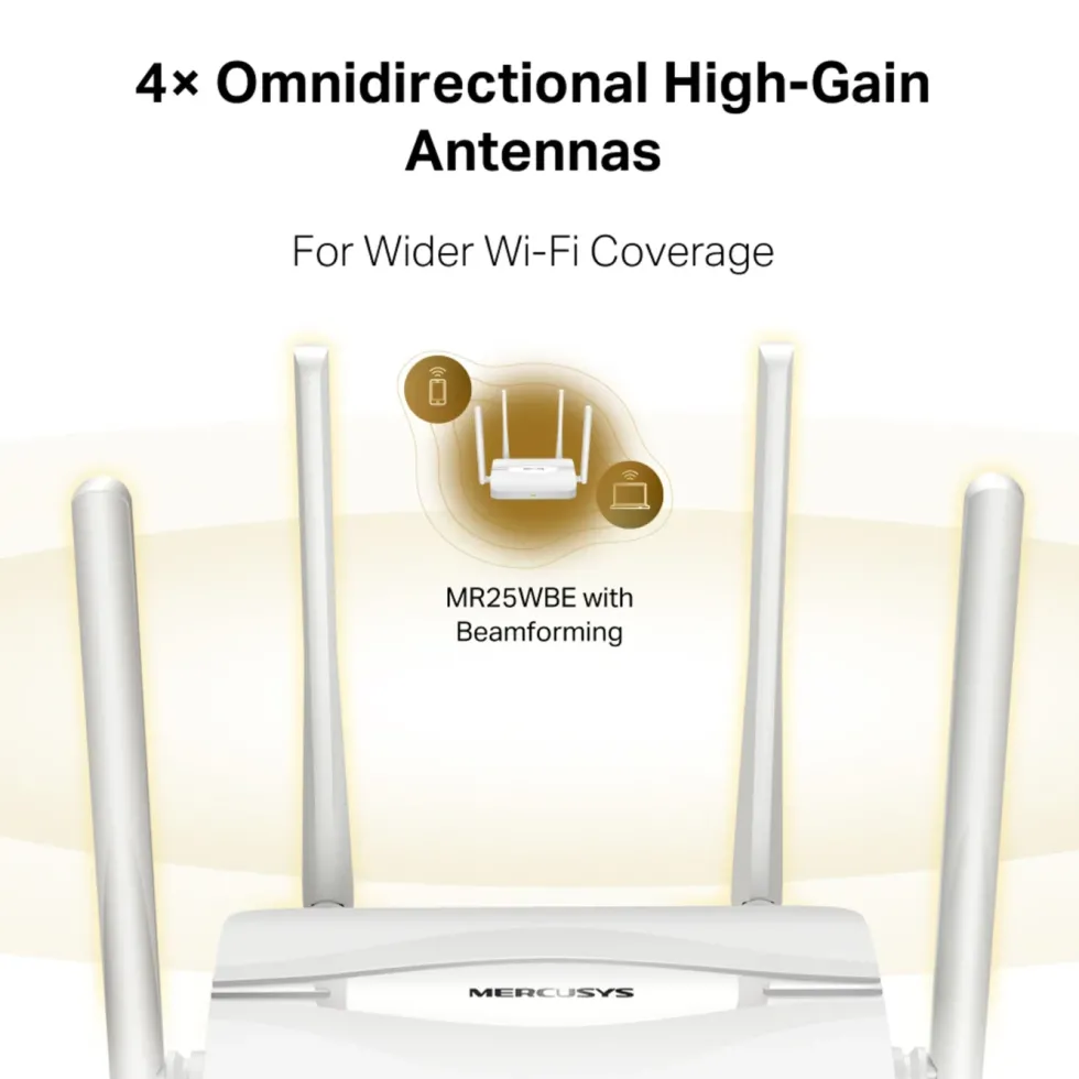 Mercusys MR25WBE Wi-Fi 7 Ruter