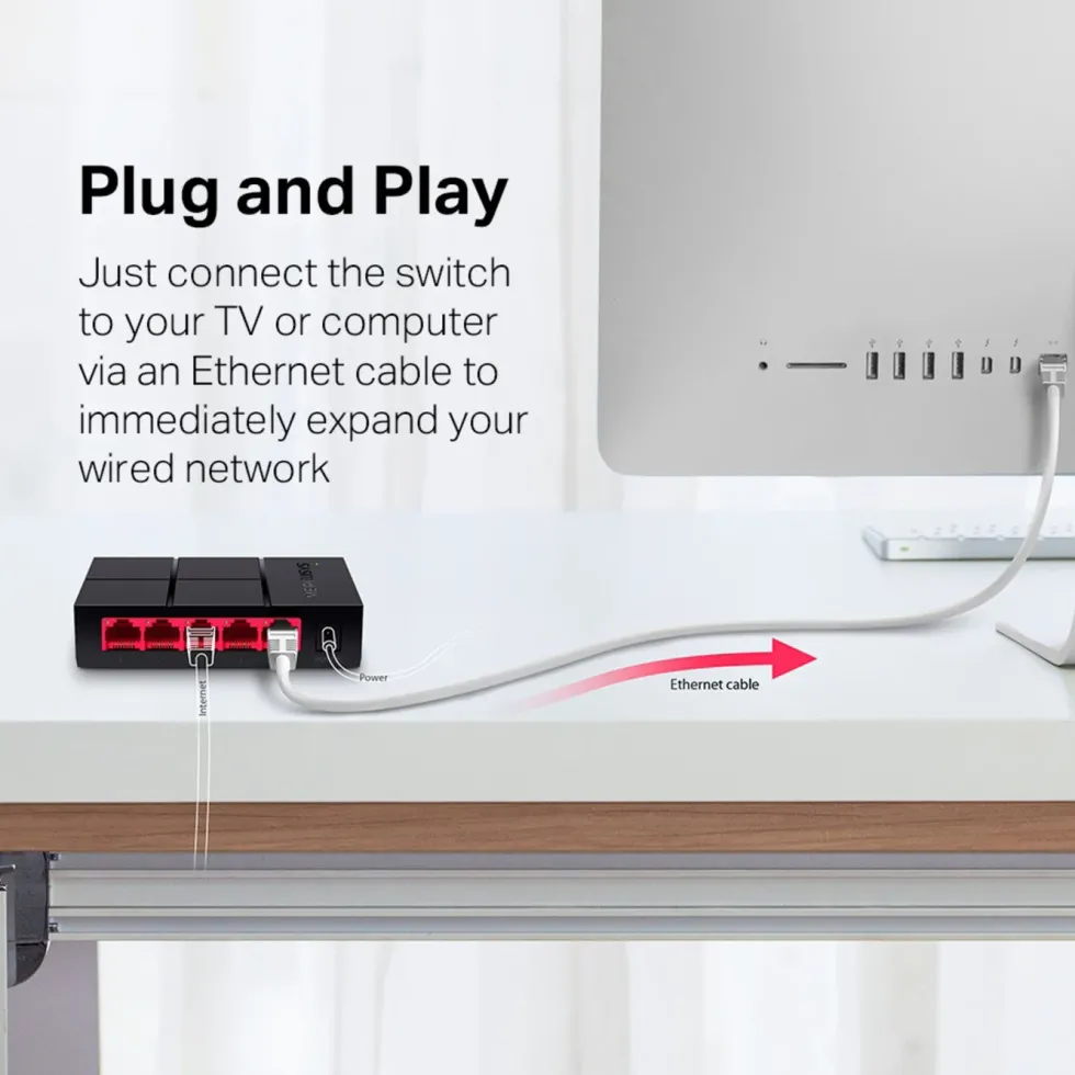 Mercusys MS105G 5-porters gigabitswitch