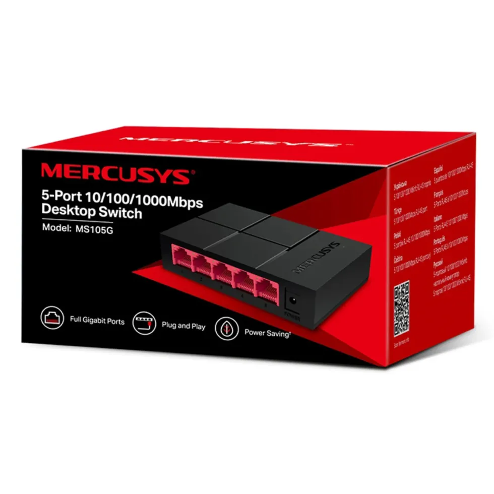 Mercusys MS105G 5-porters gigabitswitch