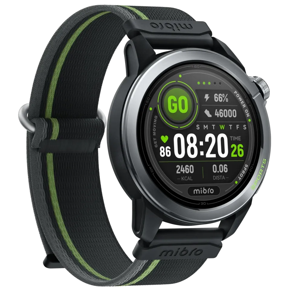 Mibro GS Active2 smartklokke Mørkegrå