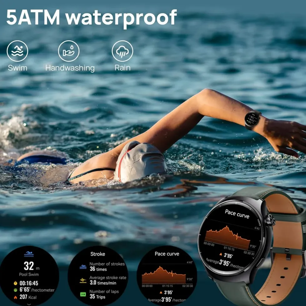 Mibro Watch Lite 3 Pro Svartgrønn