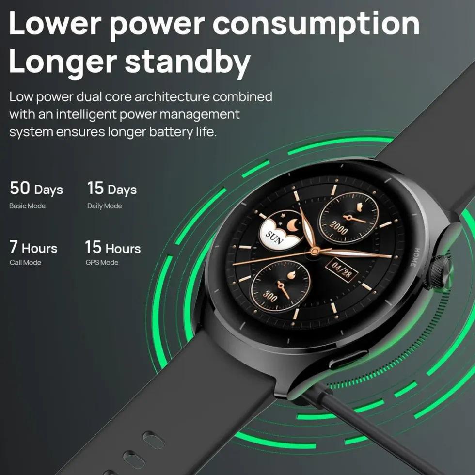 Mibro Watch Lite 3 Pro Svartgrønn