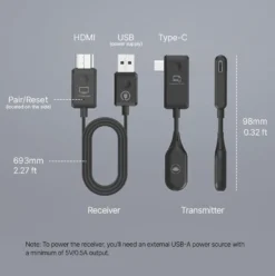 MiniX Neo C1 USB-C til HDMI trådløs displaydongel