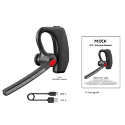 MIXX Mono Headset B10 trådløst med ENC-mikrofon Svart