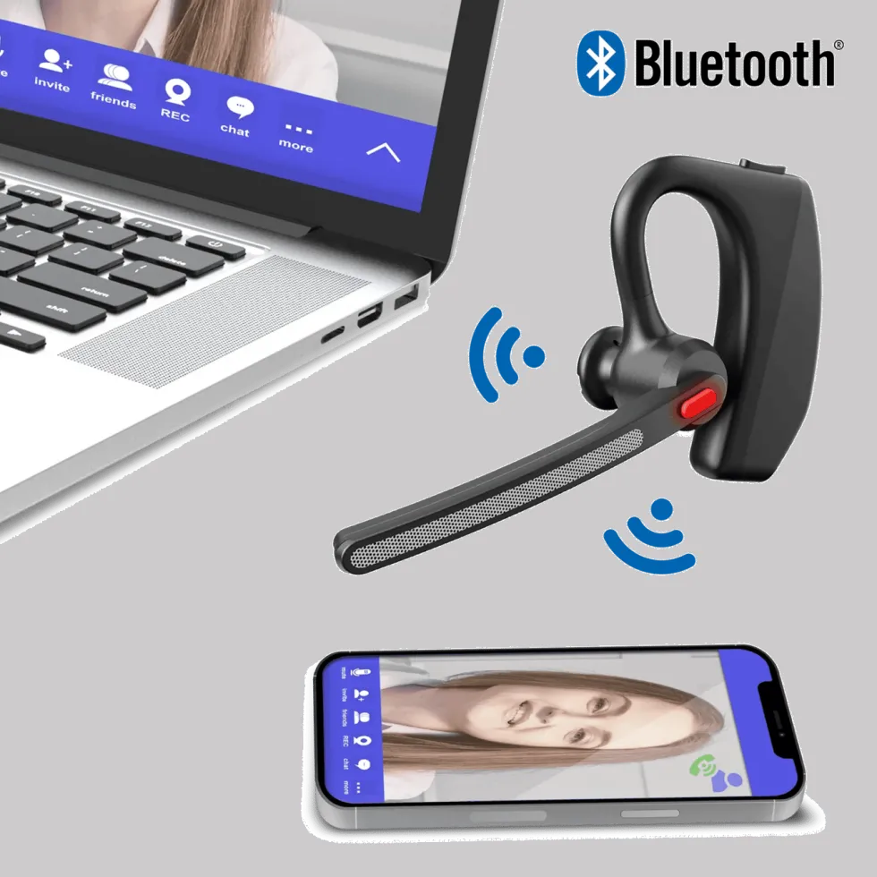 MIXX Mono Headset B10 trådløst med ENC-mikrofon Svart