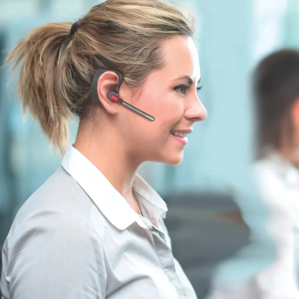 MIXX Mono Headset B10 trådløst med ENC-mikrofon Svart