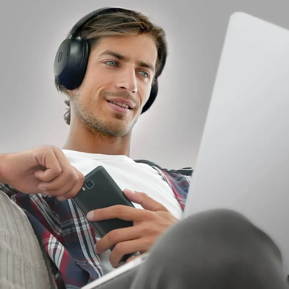 MIXX StreamQ Surround TV Trådløse hodetelefoner