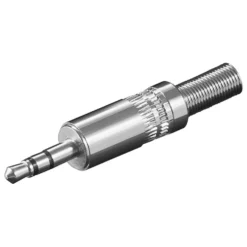 3,5 mm-kontakt-hann i metall (stereo) v1
