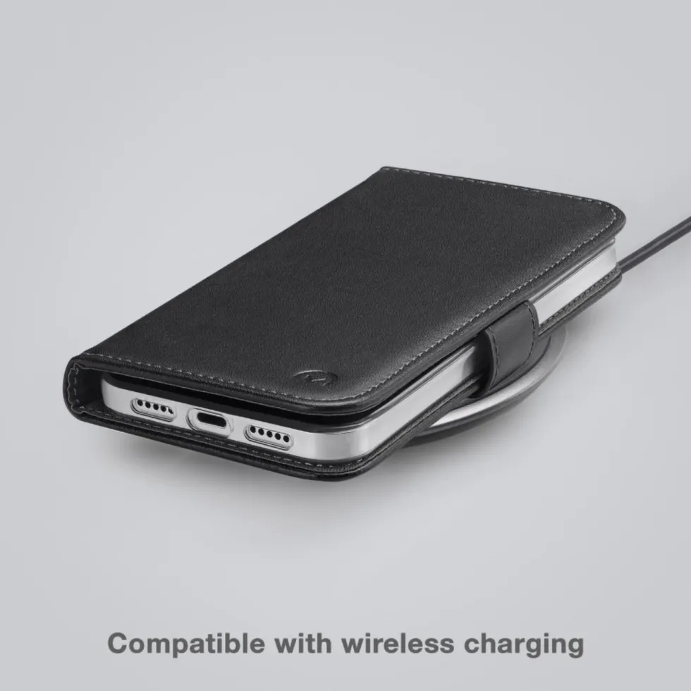 Mobilize Classic Gelly Wallet Book Case – Mobildeksel for iPhone 13 Pro Max Svart