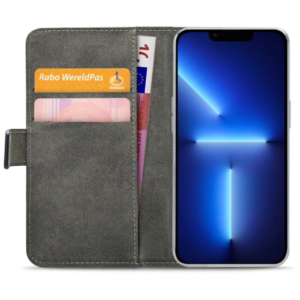 Mobilize Classic Gelly Wallet Book Case – Mobildeksel for iPhone 13 Pro Svart
