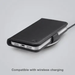 Mobilize Classic Gelly Wallet Book Case – Mobildeksel for iPhone 15 Pro Svart