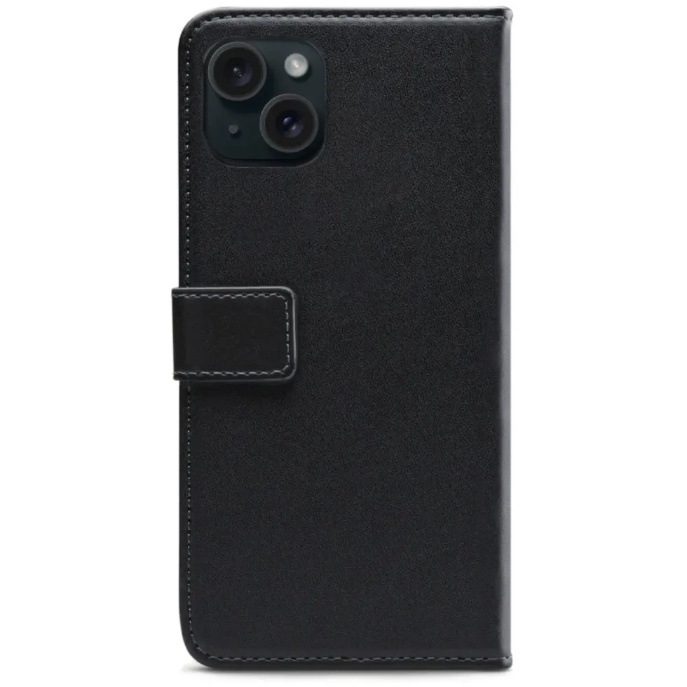 Mobilize Classic Gelly Wallet Book Case – Mobildeksel for iPhone 15 Plus Svart