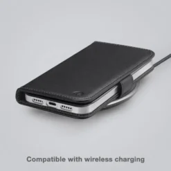 Mobilize Classic Gelly Wallet Book Case – Mobildeksel for iPhone 15 Pro Max Svart