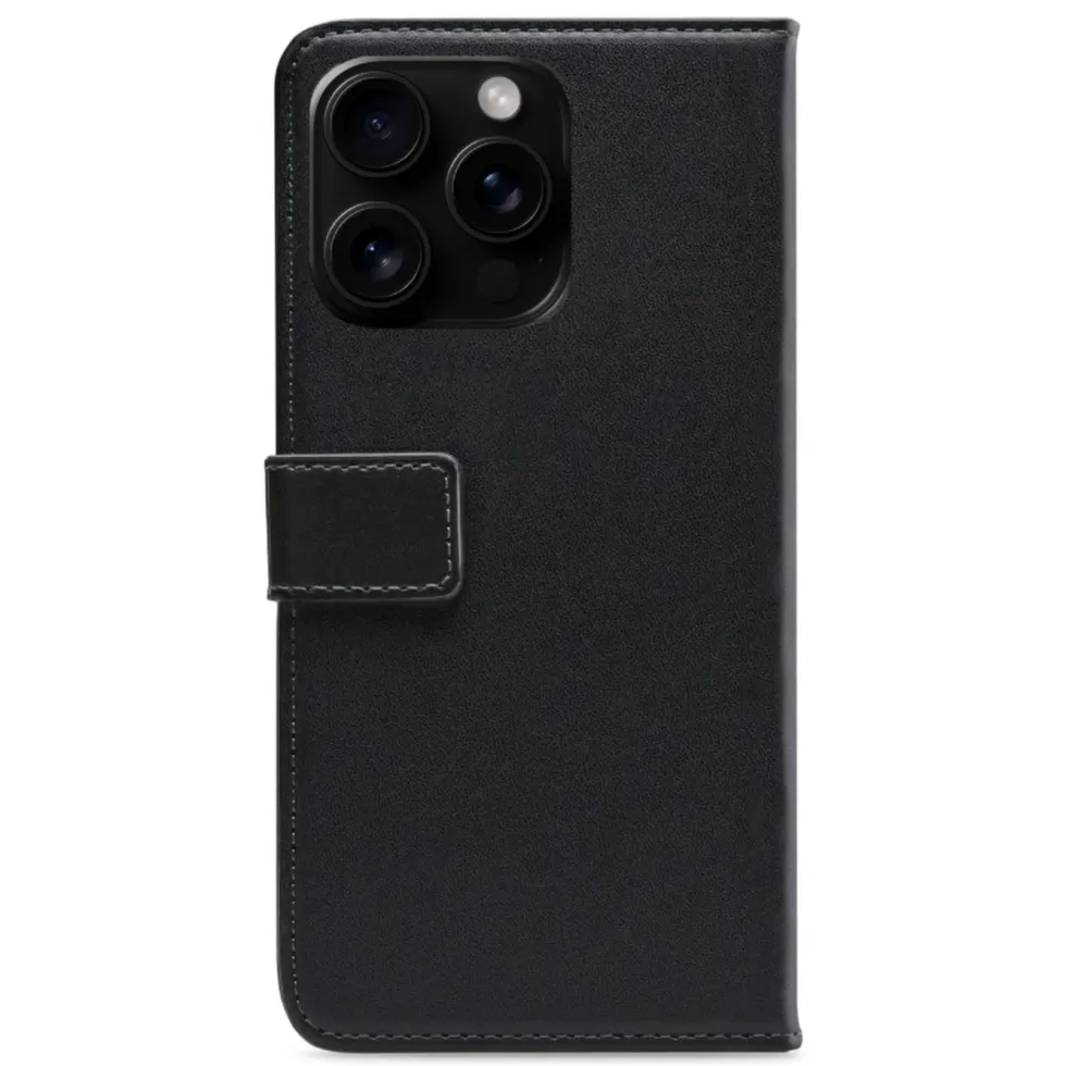 Mobilize Classic Gelly Wallet Book Case – Mobildeksel for iPhone 16 Pro Max Svart