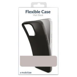 Mobilize Rubber Gelly Case – Mobildeksel for iPhone 15 Pro Max Svart