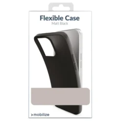 Mobilize Rubber Gelly Case – Mobildeksel for iPhone 15 Pro Svart