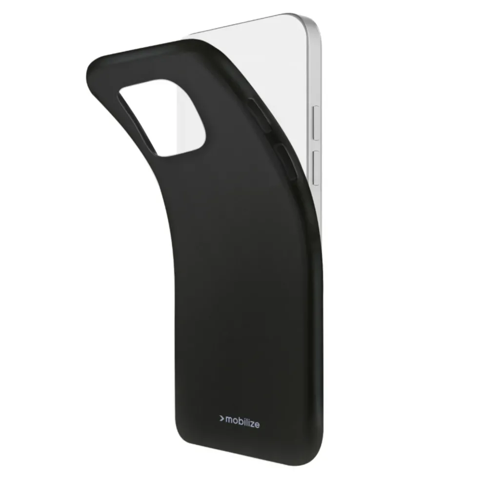 Mobilize Rubber Gelly Case – Mobildeksel for iPhone 16 Pro Max Svart