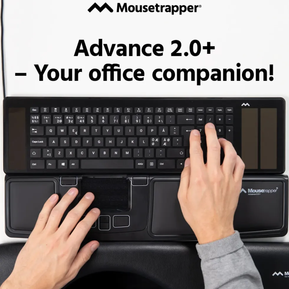 MouseTrapper Advance 2.0+ Ergonomisk mus