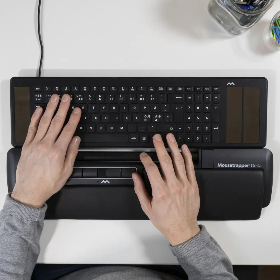 MouseTrapper Delta Extended Ergonomisk mus