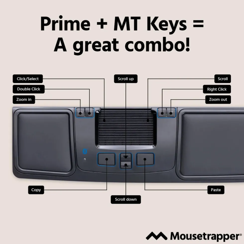 MouseTrapper Prime Trådløs ergonomisk mus