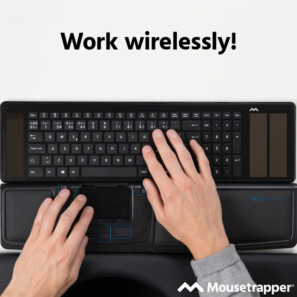 MouseTrapper Prime Trådløs ergonomisk mus