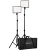 Nanlite LumiPad 25 LED-paneler med stativ 2-pk.