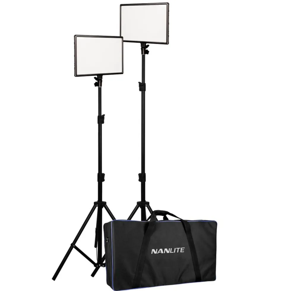 Nanlite LumiPad 25 LED-paneler med stativ 2-pk.
