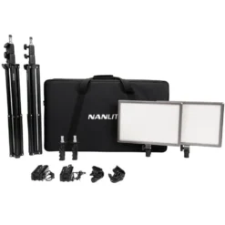 Nanlite LumiPad 25 LED-paneler med stativ 2-pk.