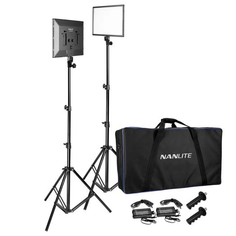 Nanlite LumiPad 25 LED-paneler med stativ 2-pk.