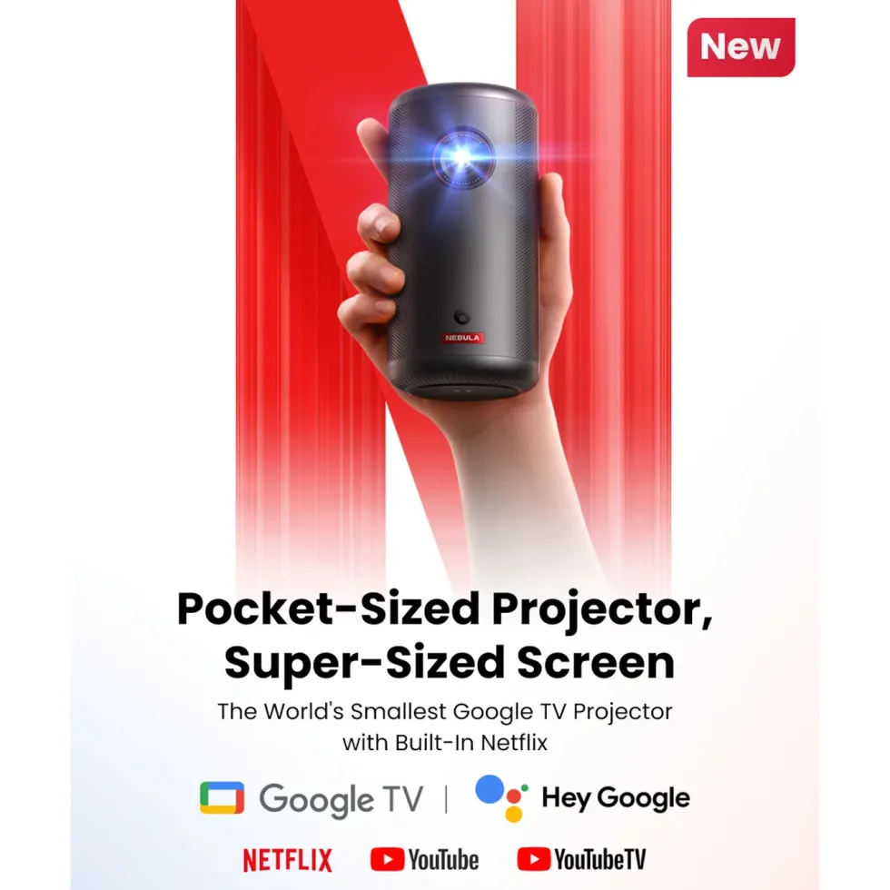 Nebula Capsule 3 Bærbar Full HD-miniprojektor