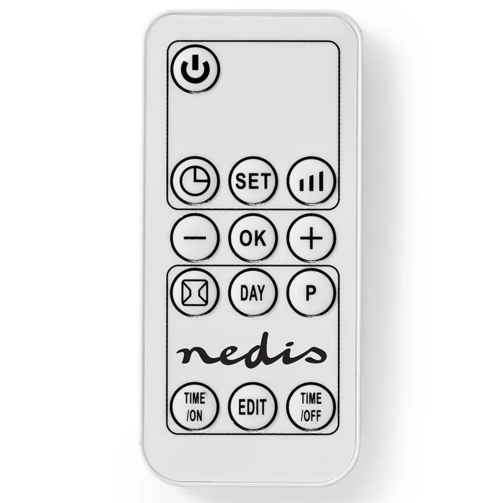 Nedis Baderomsovn – 2000 W med fjernkontroll
