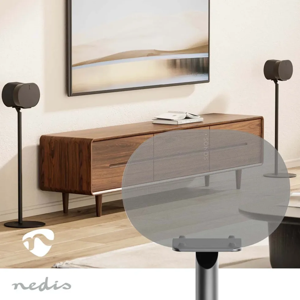 Nedis Gulvstativ for Sonos Era 300 Svart