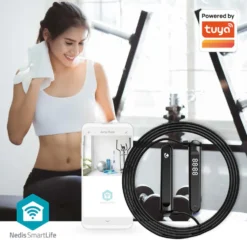 Nedis 2-i-1 Fitness Smart Hoppetau med Bluetooth