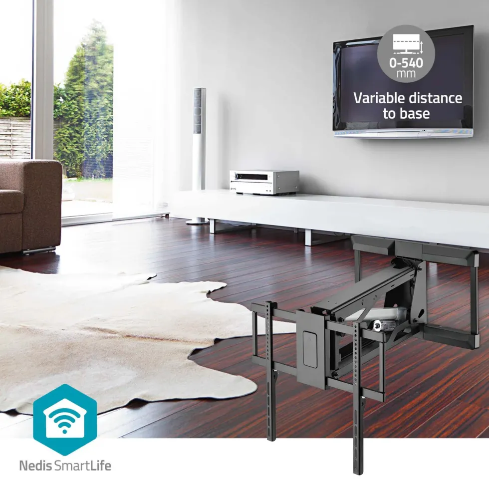 Nedis Motorisert TV-veggfeste 37–75"