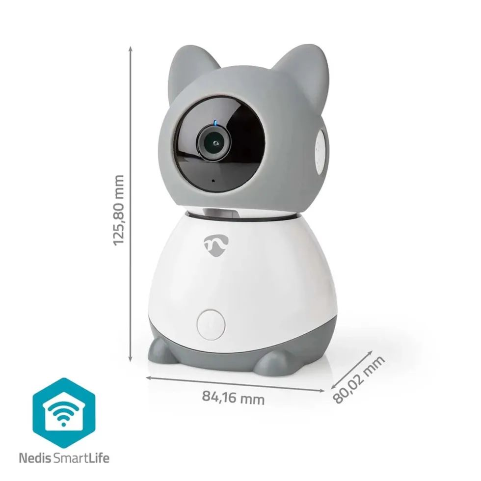 Nedis SmartLife Babycam Full HD med mørkersyn