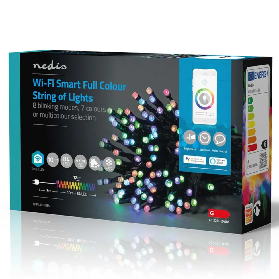 Nedis SmartLife Lyslenke RGB 10 m