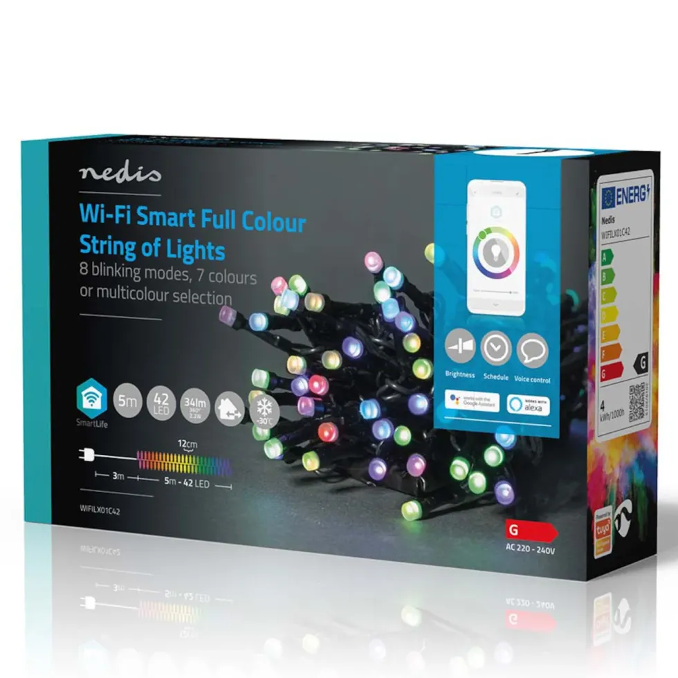 Nedis SmartLife Lyslenke RGB 5 m
