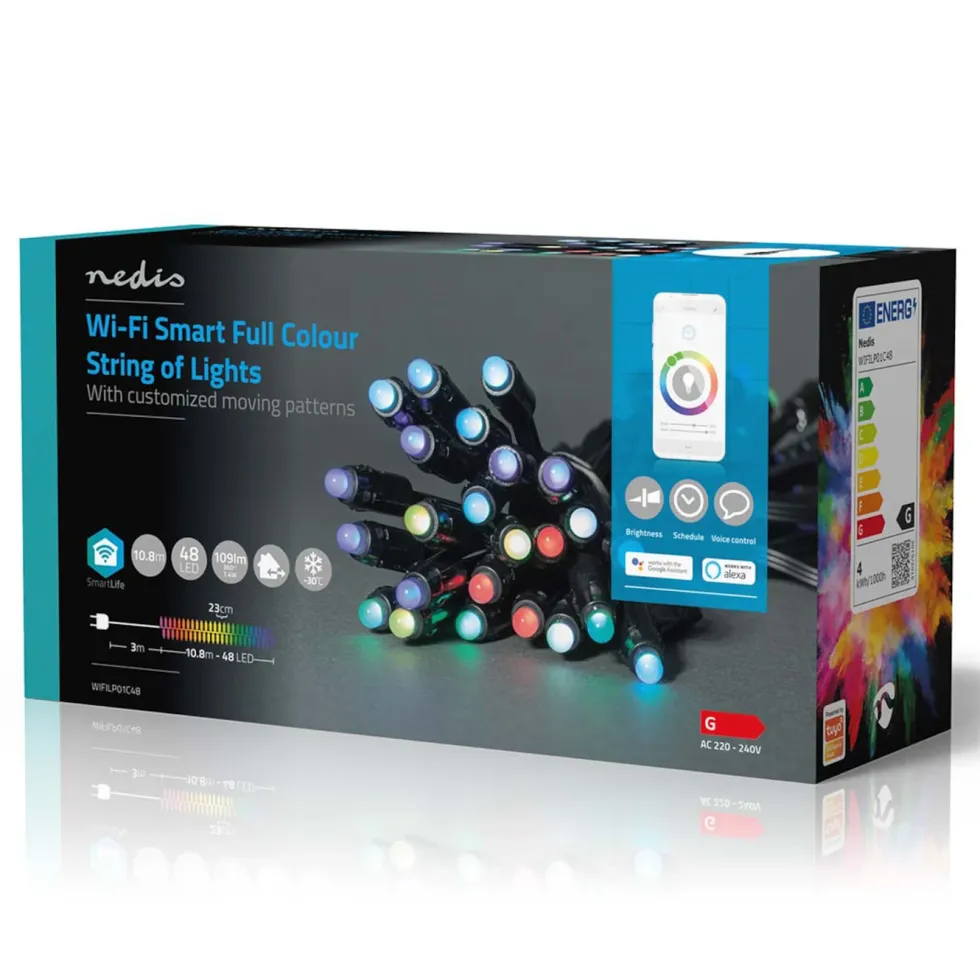 Nedis SmartLife Lyslenke RGB+ 10,8 m