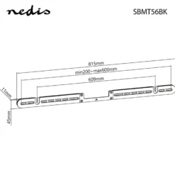 Nedis Soundbar feste for Sonos