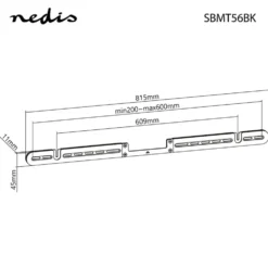 Nedis Soundbar feste for Sonos