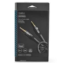Nedis Stereolydkabel 3,5 mm hann til hann 2 m