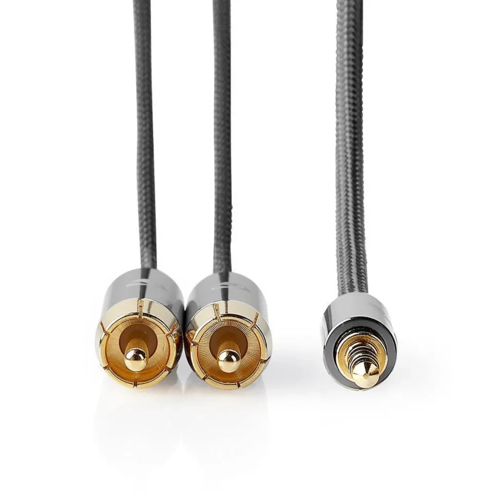 Nedis Stereolydkabel 3,5 mm til 2x RCA 1 m