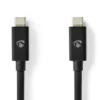 Nedis USB-C 4.0 Gen 3x2-kabel 1 m