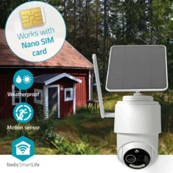 Nedis Utendørskamera med 4G og solceller