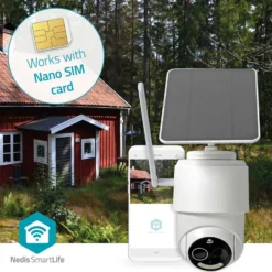 Nedis Utendørskamera med 4G og solceller
