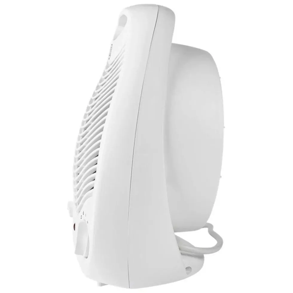 Nedis Varmevifte 1000/2000 W med veltsikring Hvit