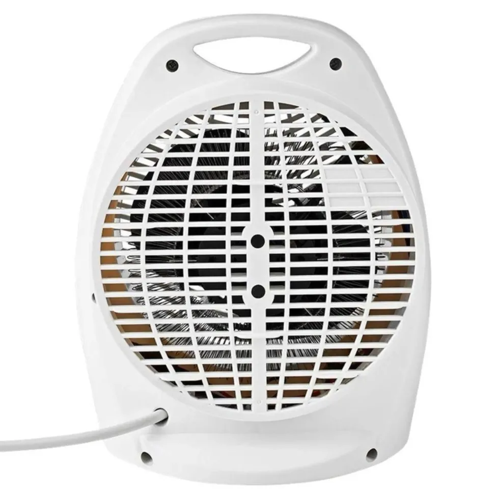 Nedis Varmevifte 1000/2000 W med veltsikring Hvit